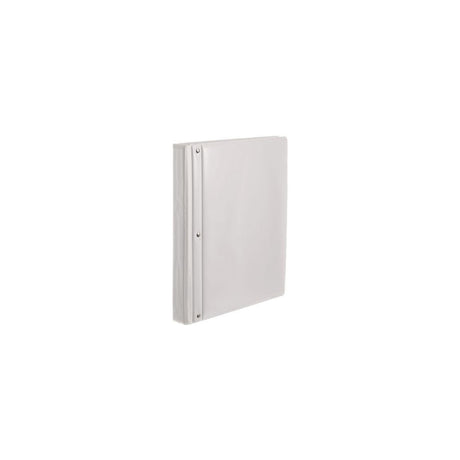 Fork binder PP with pocket A4 40mm white