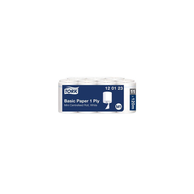 Drying roll TORK Uni M1 1-ply white 120m