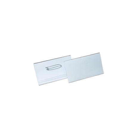 DURABLE name badge with pin 75x40mm 100/pc