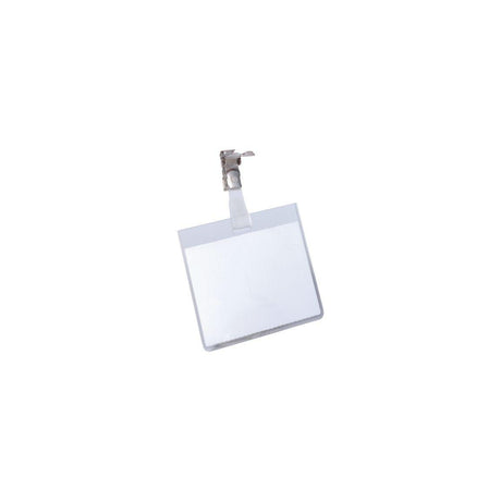 DURABLE name badge clips landscape 25/pc