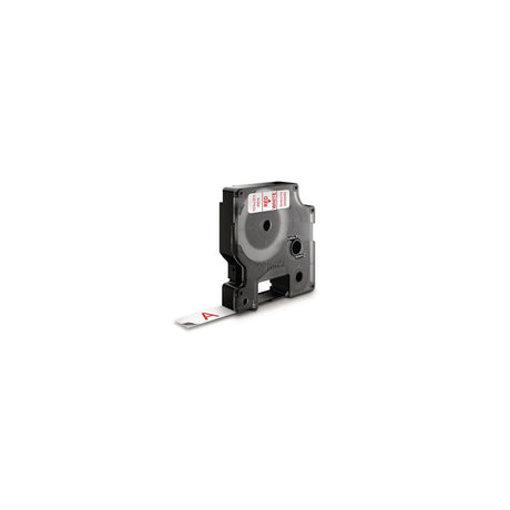 Tape DYMO D1 12mm red on white