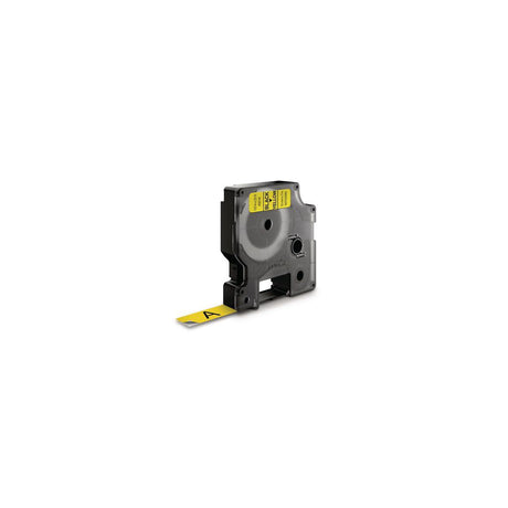 Tape DYMO D1 12mm black on yellow