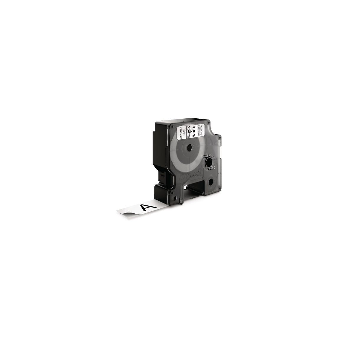 Tape DYMO D1 19mm nylon black on white