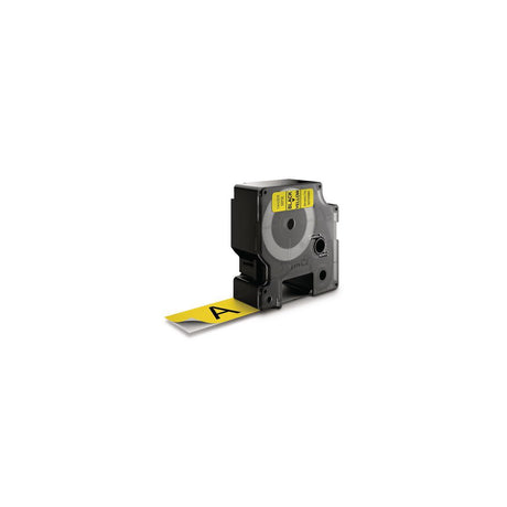 Tape DYMO D1 24mm black on yellow
