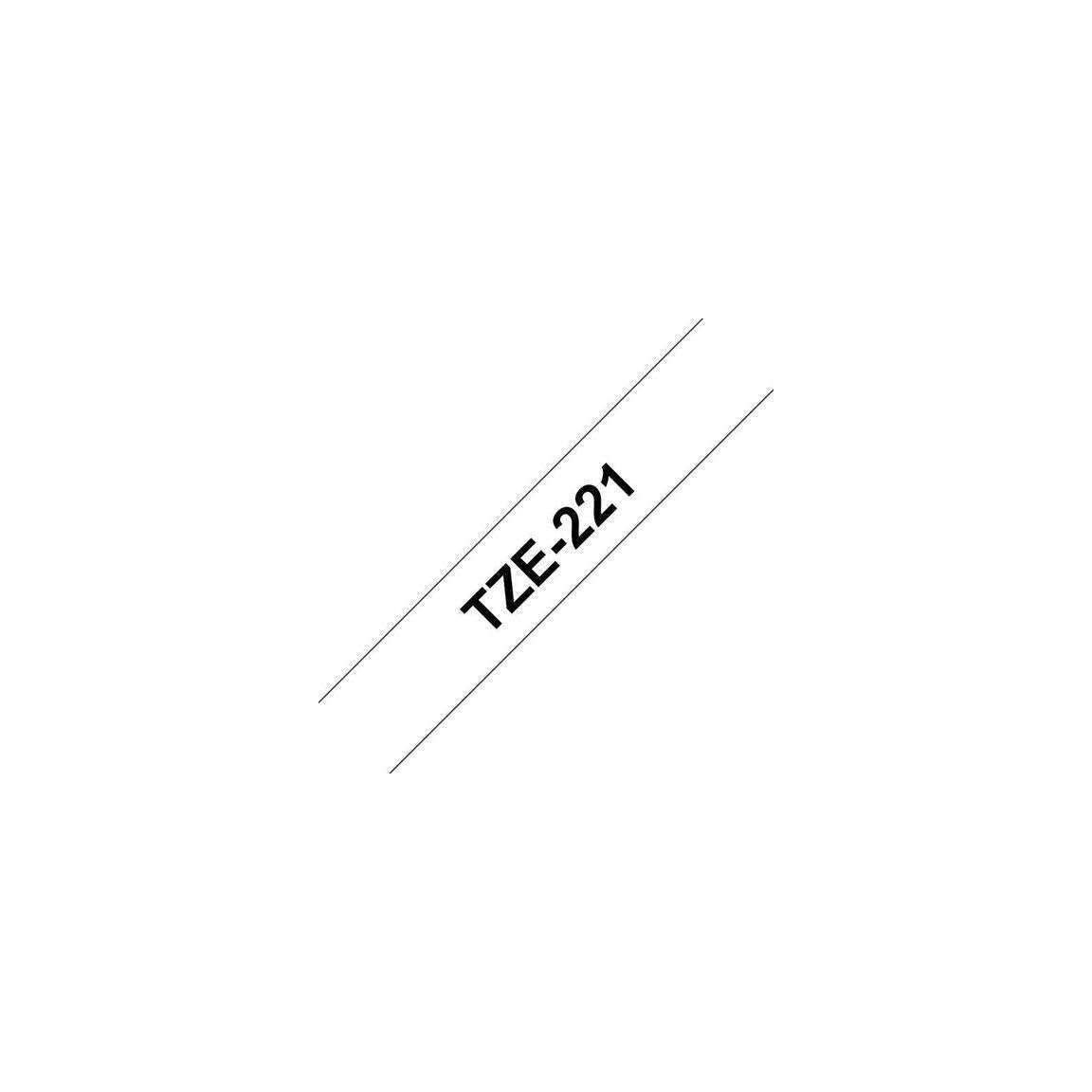 Tape BROTHER TZE221 9mm black on white