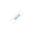 Tape BROTHER TZE233 12mm blue on white