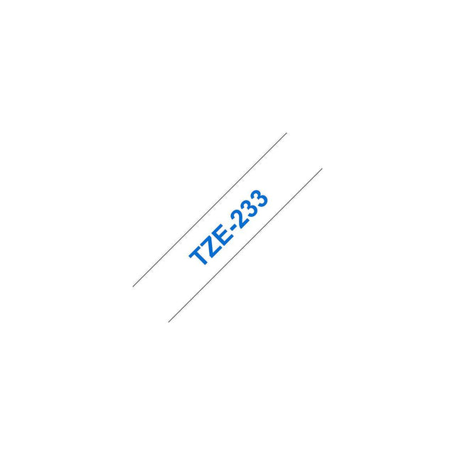 Tape BROTHER TZE233 12mm blue on white