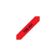 Tape BROTHER TZE431 12mm black on red