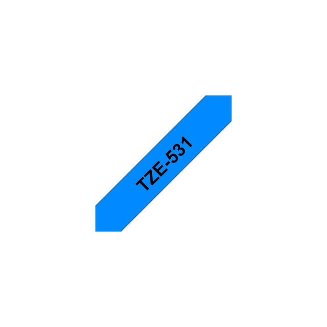 Tape BROTHER TZE531 12mm black on blue