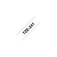 Tape BROTHER TZE241 18mm black on white