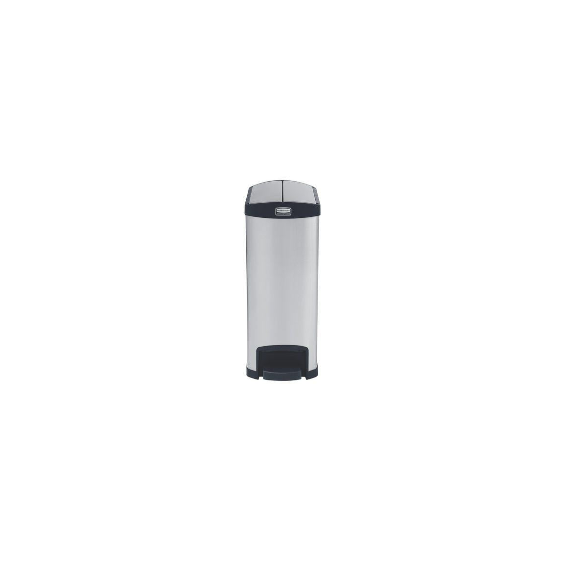 Rubbish bin RUBBERMAID Slim Jim 50L steel