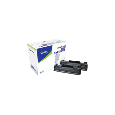 Toner LYRECO HP CE285A 1,6K black 2/pack