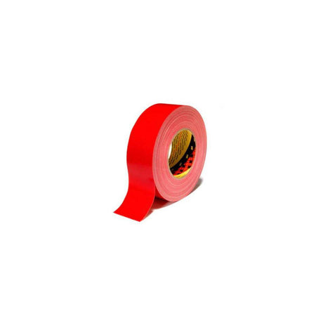 Tape textile plastic coated 50mx25mm red
