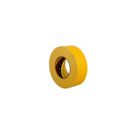 Tape textile plastic coated 50mx25mm yellow