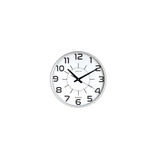Wall clock UNILUX Maxi Ø37,5cm black