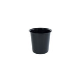 Wastepaper basket round 22L black