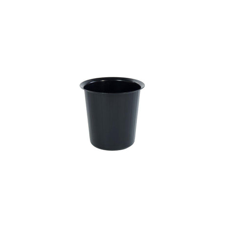 Wastepaper basket round 22L black
