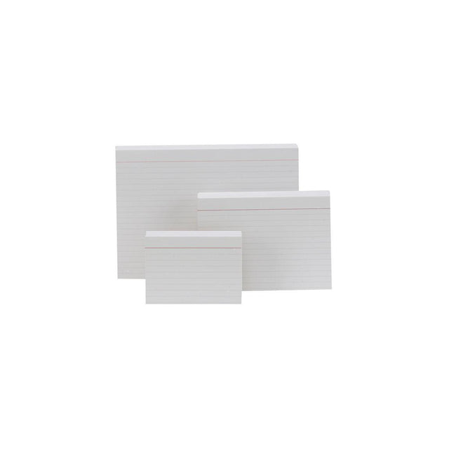Writing card ESSELTE A5L lined 100/pack