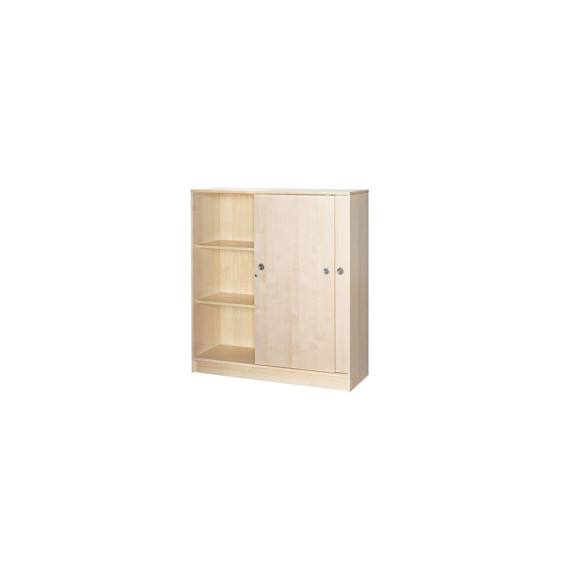 Cabinet 3xA4 sliding doors 132,5cm beech