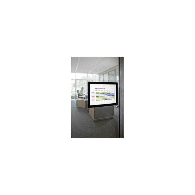 Magnetic frame self-adhesive DURAFRAME A5 black 2/pc