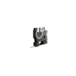 Tape Rhino perm polyester 19mm black on white