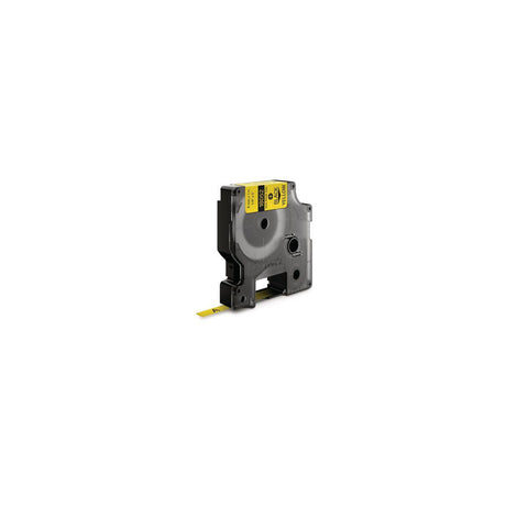 Tape Rhino shrink tubing 6mm black on yellow