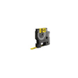 Tape Rhino shrink tubing 9mm black on yellow