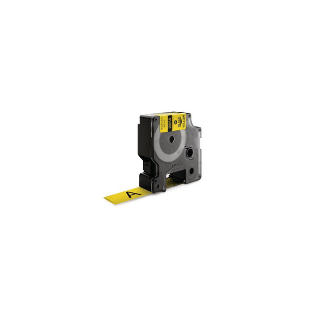 Tape Rhino shrink tubing 19mm black on yellow