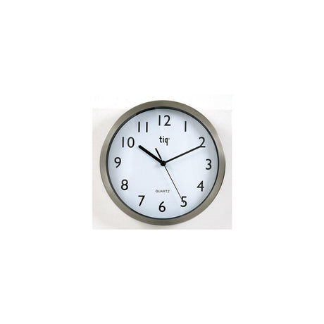 Wall clock TIQ Ø25cm aluminium