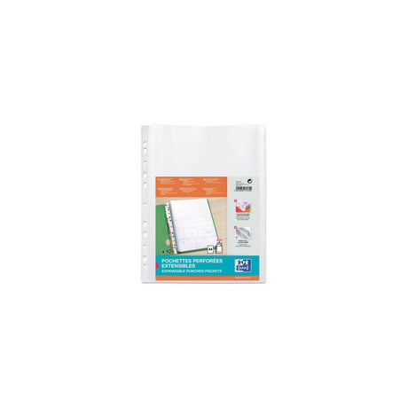 Plastic pocket OXFORD bellows 0,20mm A4 10/pc