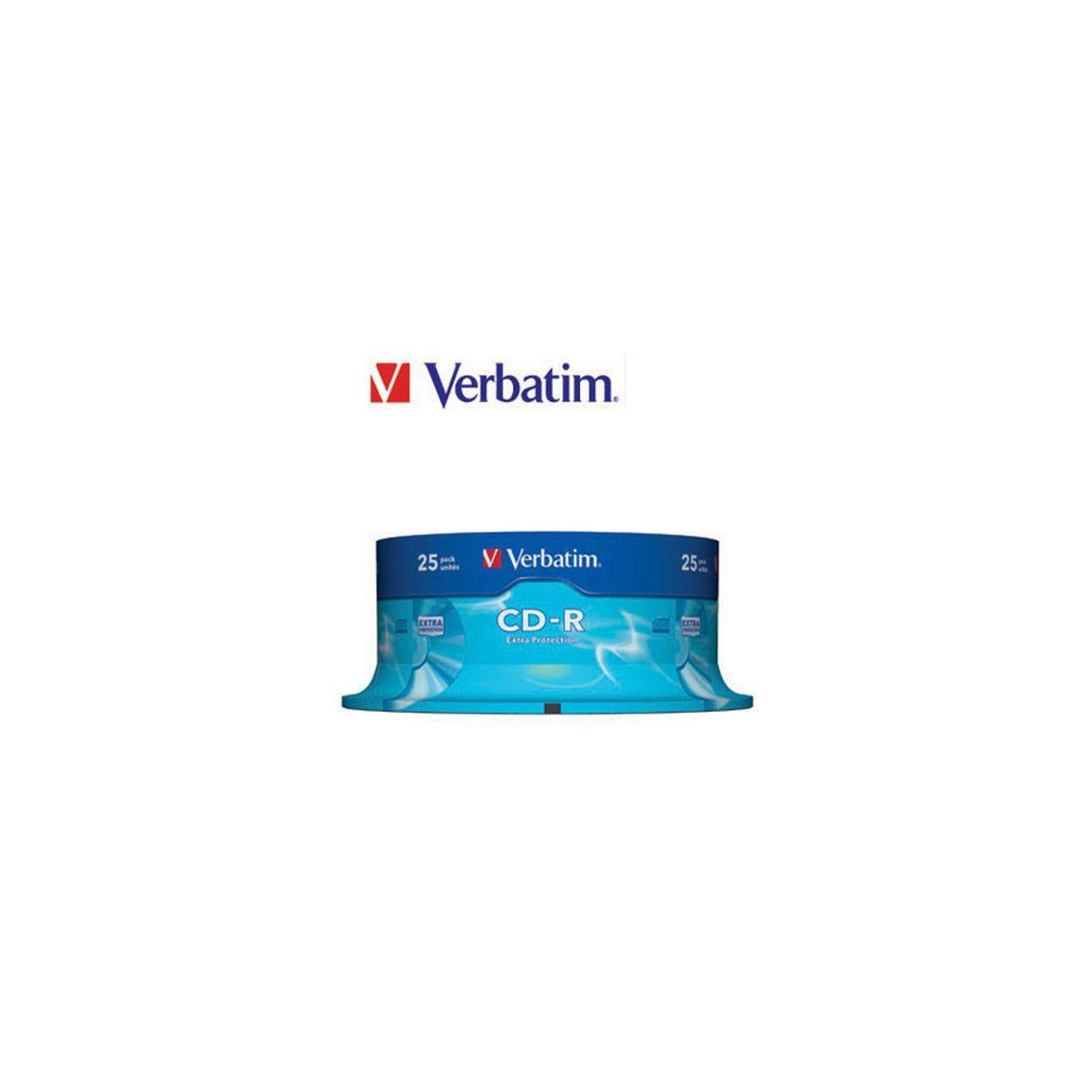 CD-R VERBATIM 700MB 25/fp
