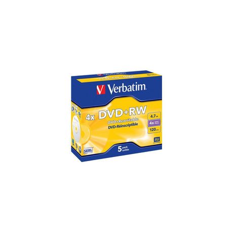 DVD+RW VERBATIM 4,7GB 5/fp