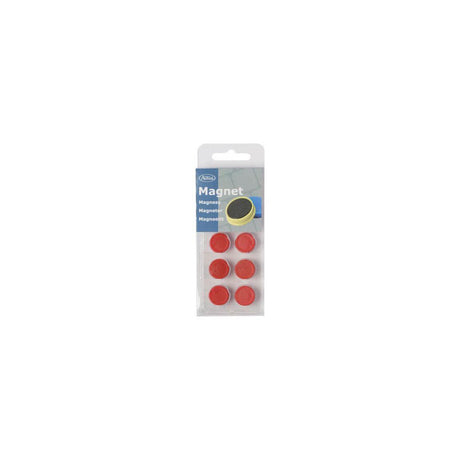 Magnetic buttons ACTUAL 16mm red 10/pack