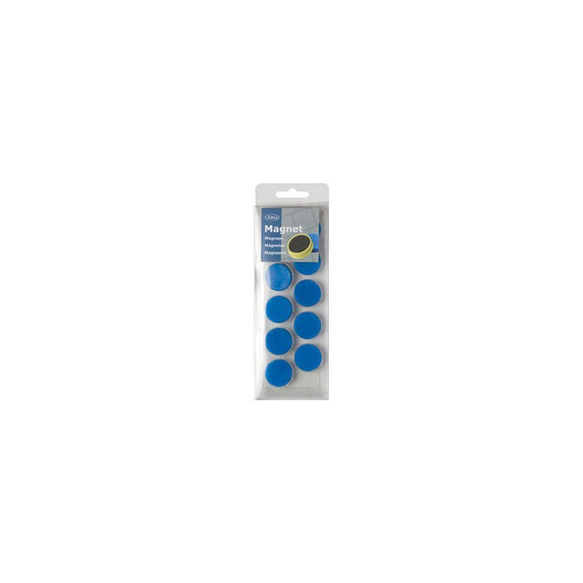 Magnetic buttons ACTUAL 25 mm blue 10/pc