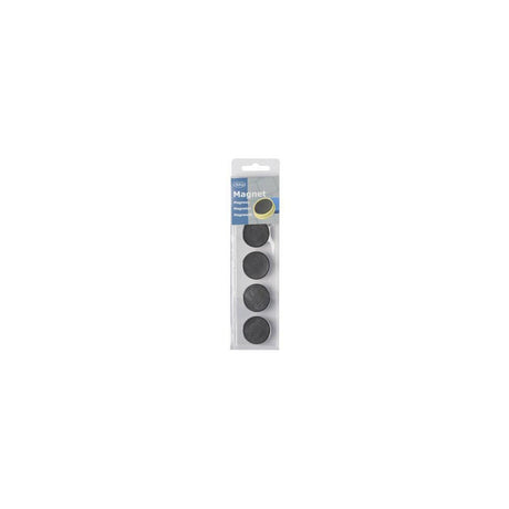 Magnetic buttons ACTUAL 30 mm black 5/pc