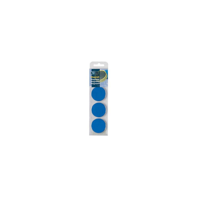 Magnetic buttons ACTUAL 40 mm blue 4/pc
