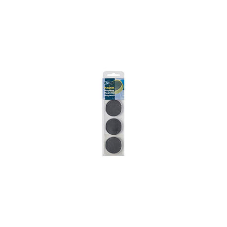 Magnetic buttons ACTUAL 40 mm black 4/pc