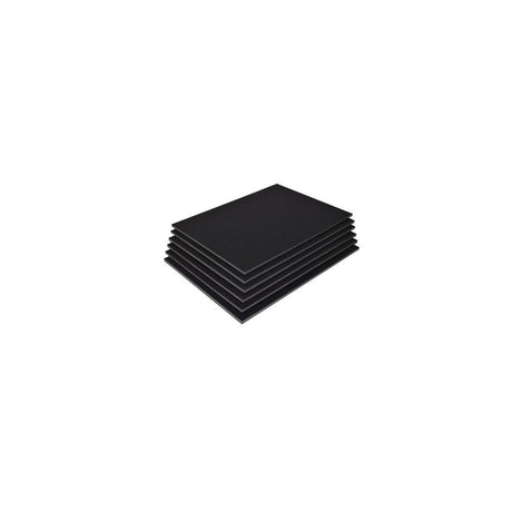 Cape tiles 5mm 50x70cm black/black