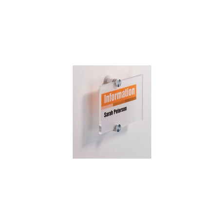 Door sign DURABLE Crystal Sign 105x148mm