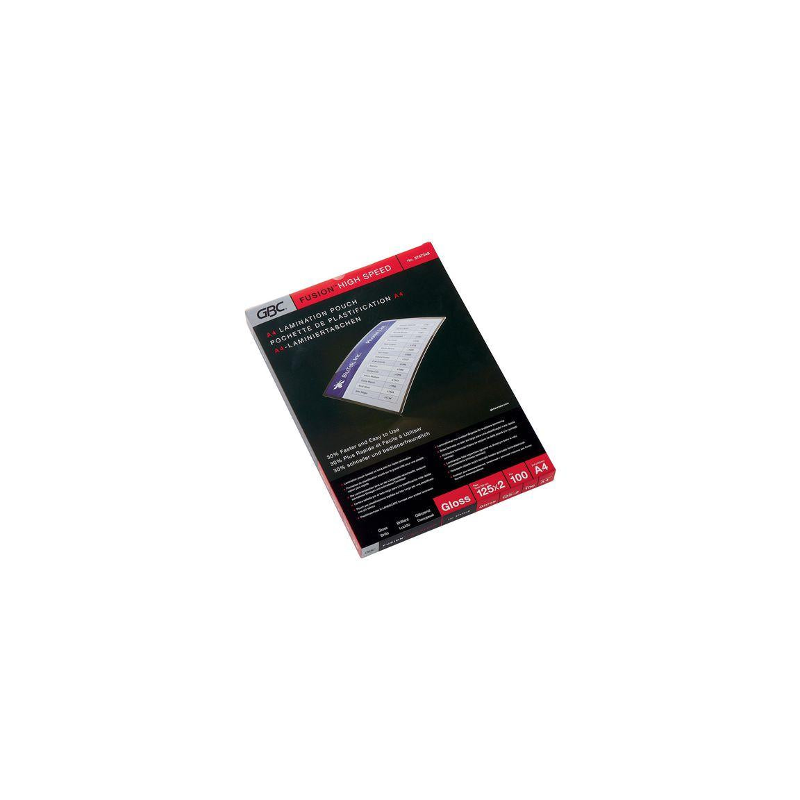 Laminate GBC A4 125mic landscape 100/pack