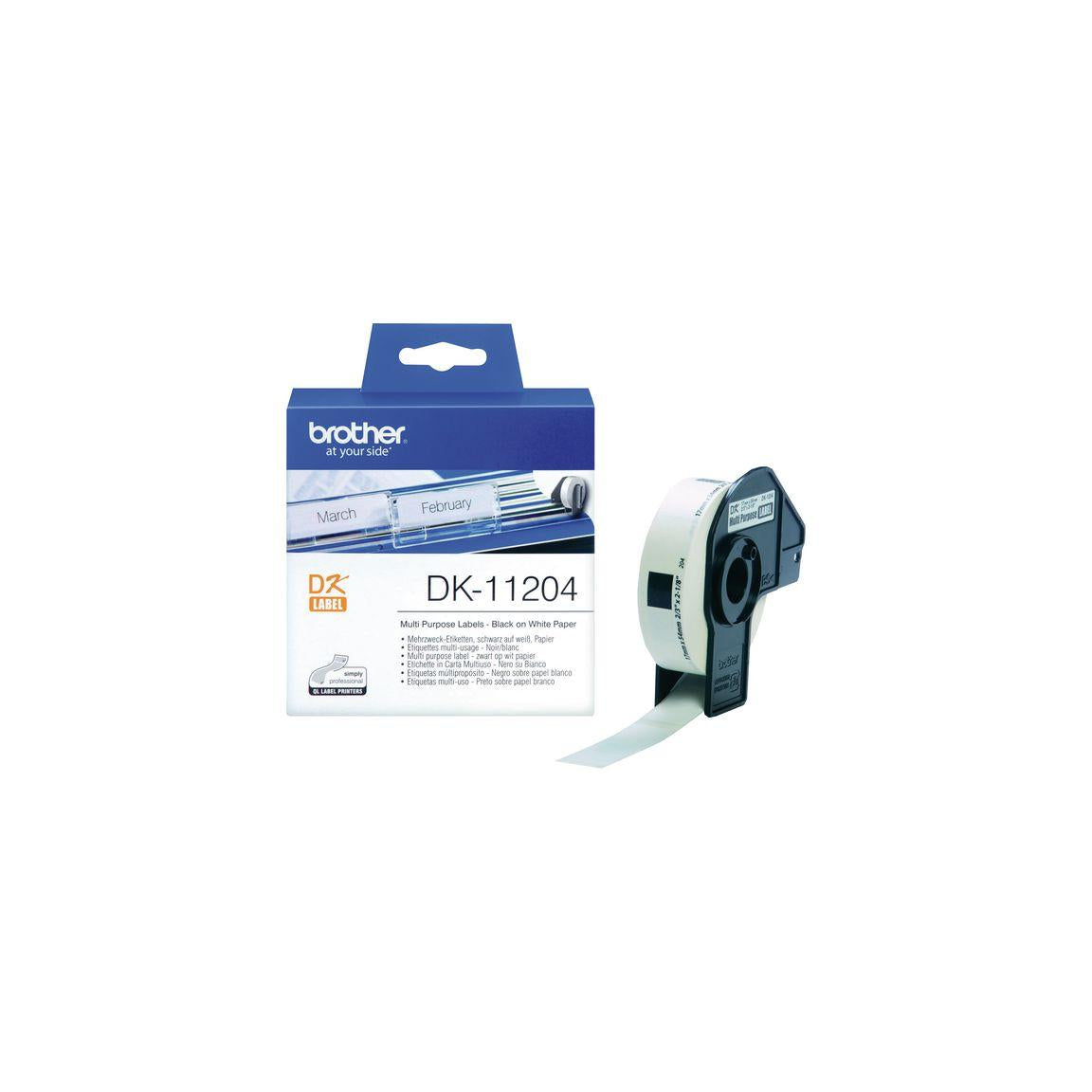 Label BROTHER DK11204 17x54mm 400/fp