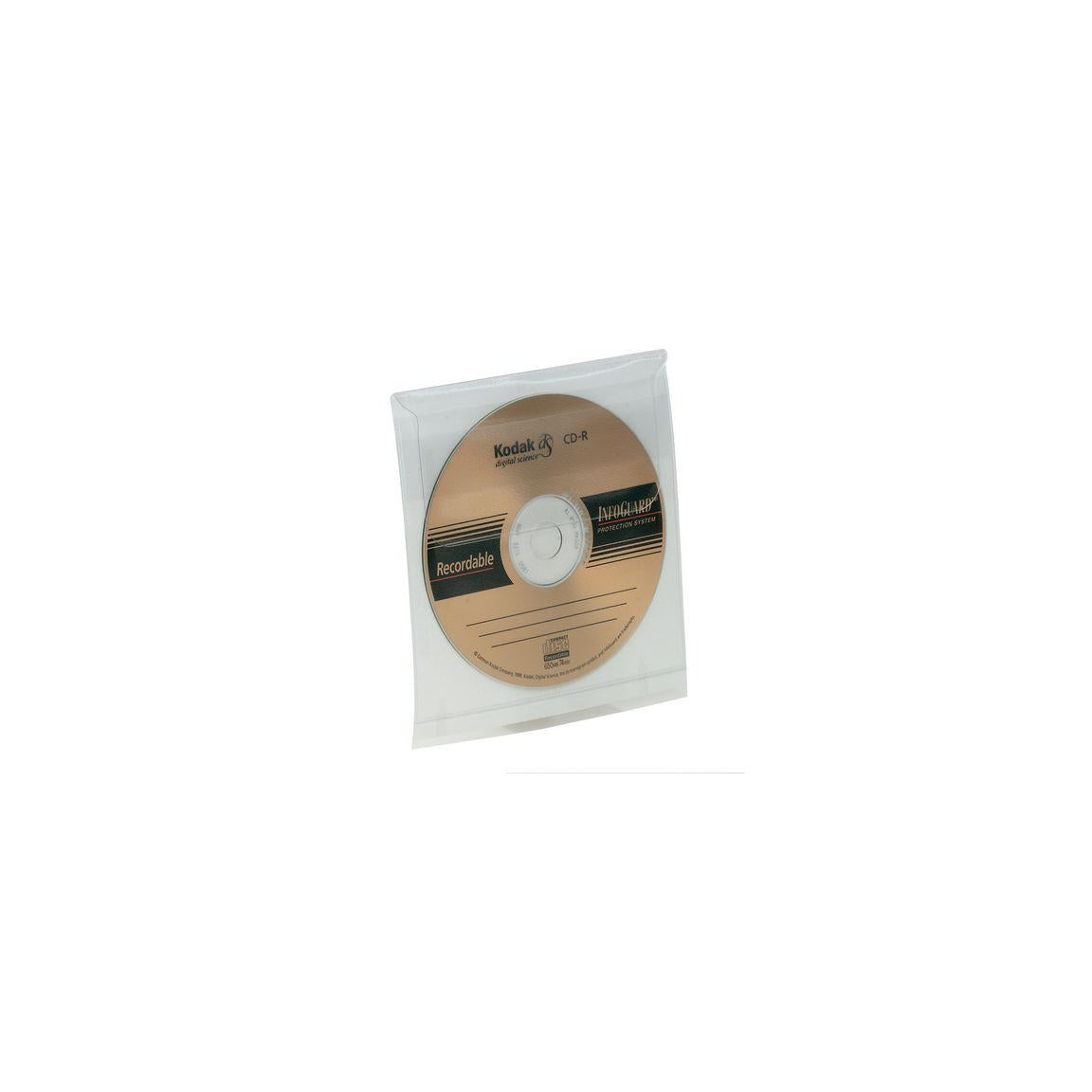 CD pocket self with flap 5/pc