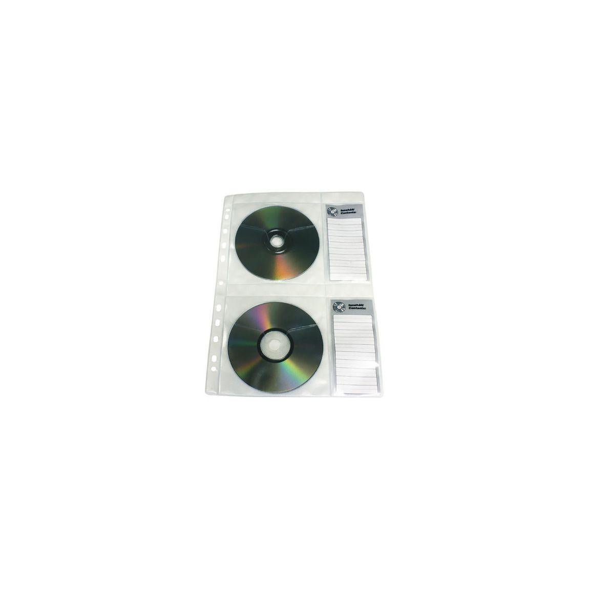 CD pocket A4 for 4 discs 5/pc