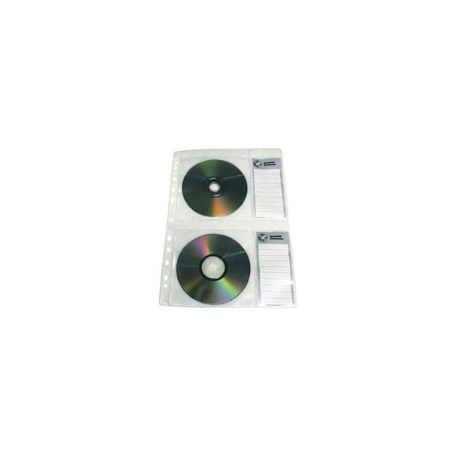 CD pocket A4 for 4 discs 5/pc