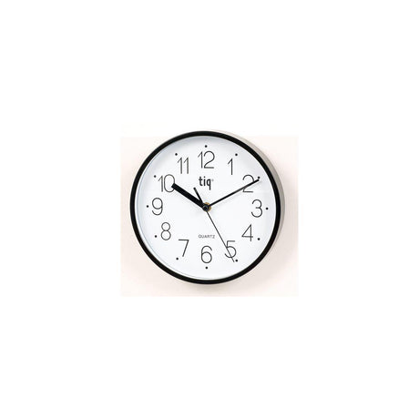 Wall clock TIQ Ø22,5cm black