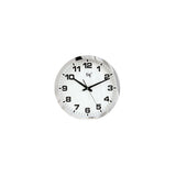 Wall clock TIQ Ø40cm silver silent