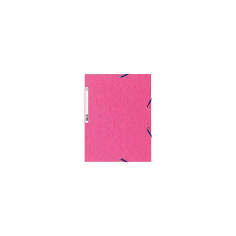 Rubber band folder EXACOMPTA 3 flap A4 pink
