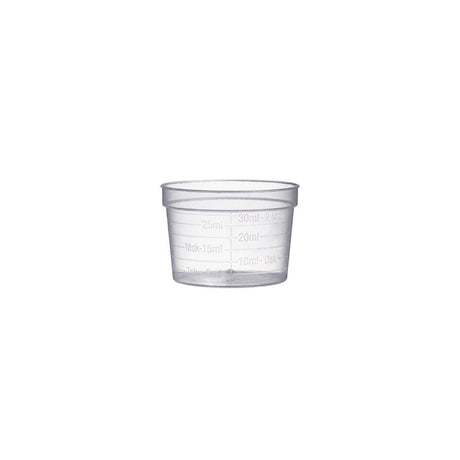 Medicine cup wide clear breakfast30ml50/pack