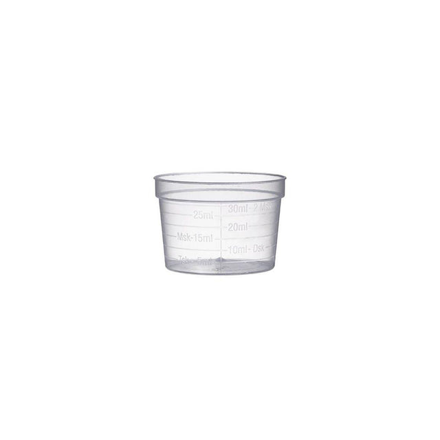 Medicine cup wide clear breakfast30ml50/pack