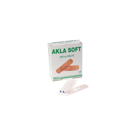 Plasters AKLA Soft NW 20x72mm 100/pack